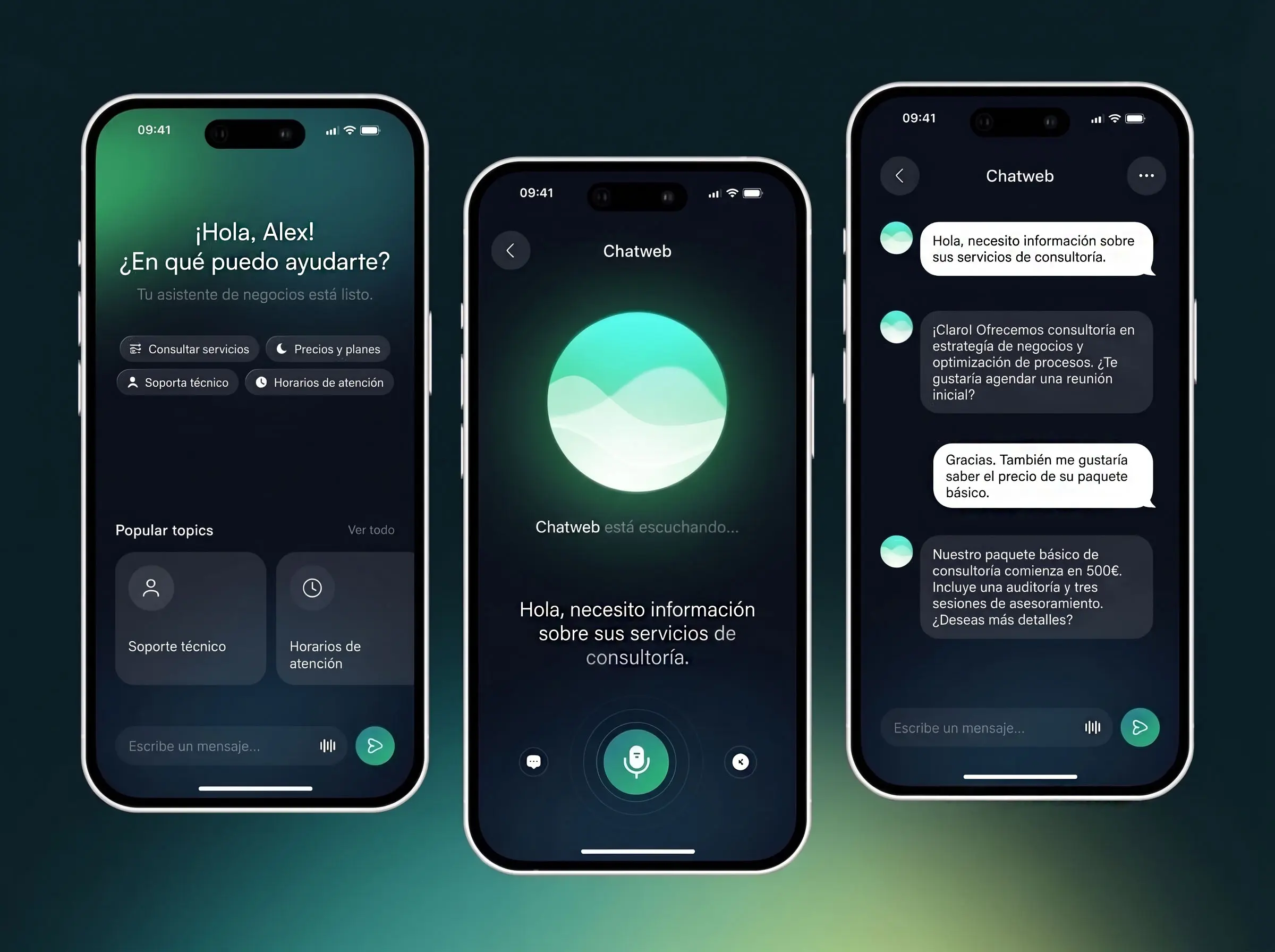 IA y Chatbots - Ejemplo de nuestro trabajo